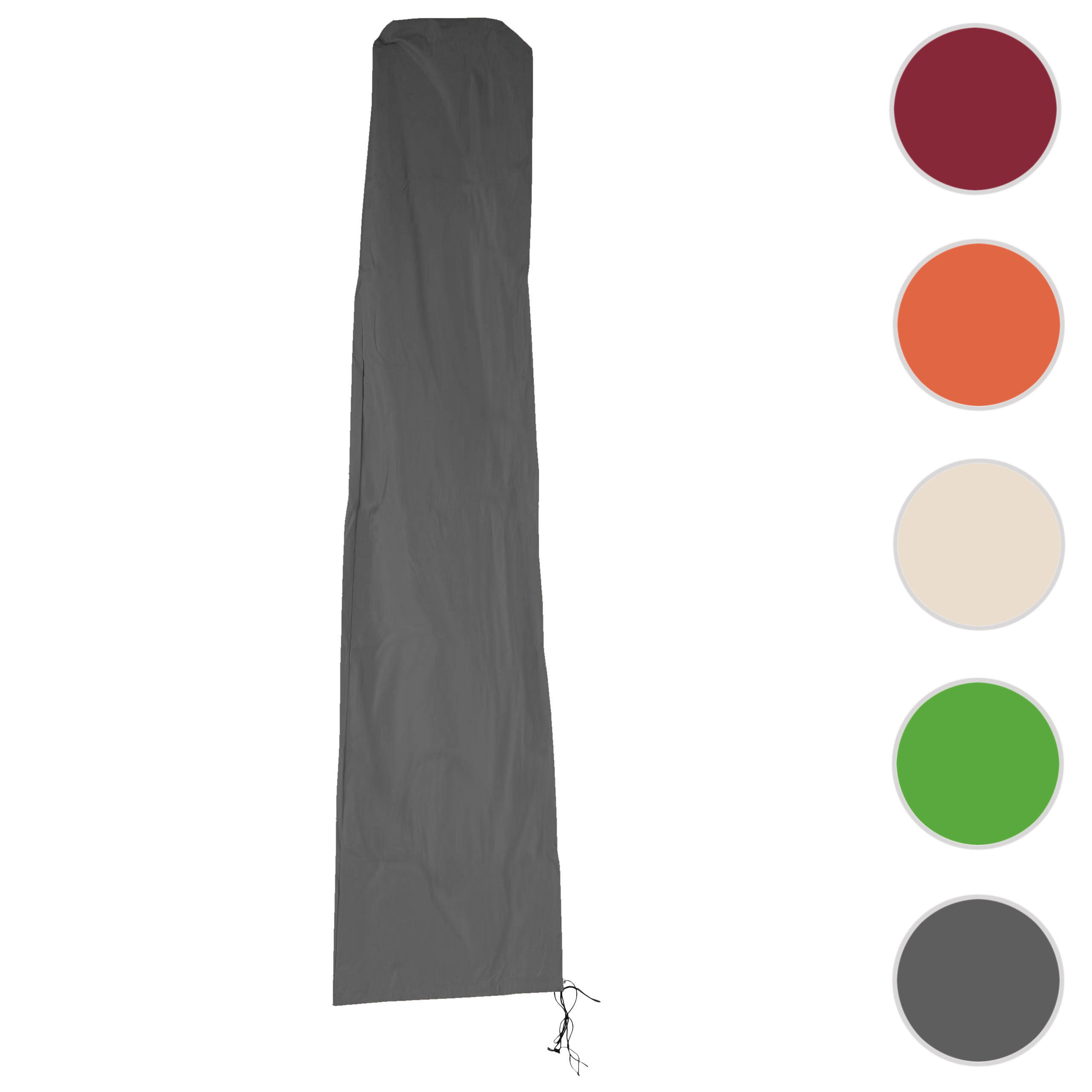 SCHUTZHÜLLE MCW FÜR AMPELSCHIRM BIS 3,5M Anthrazit - Anthrazit, Textil (60/265/60cm) - MCW