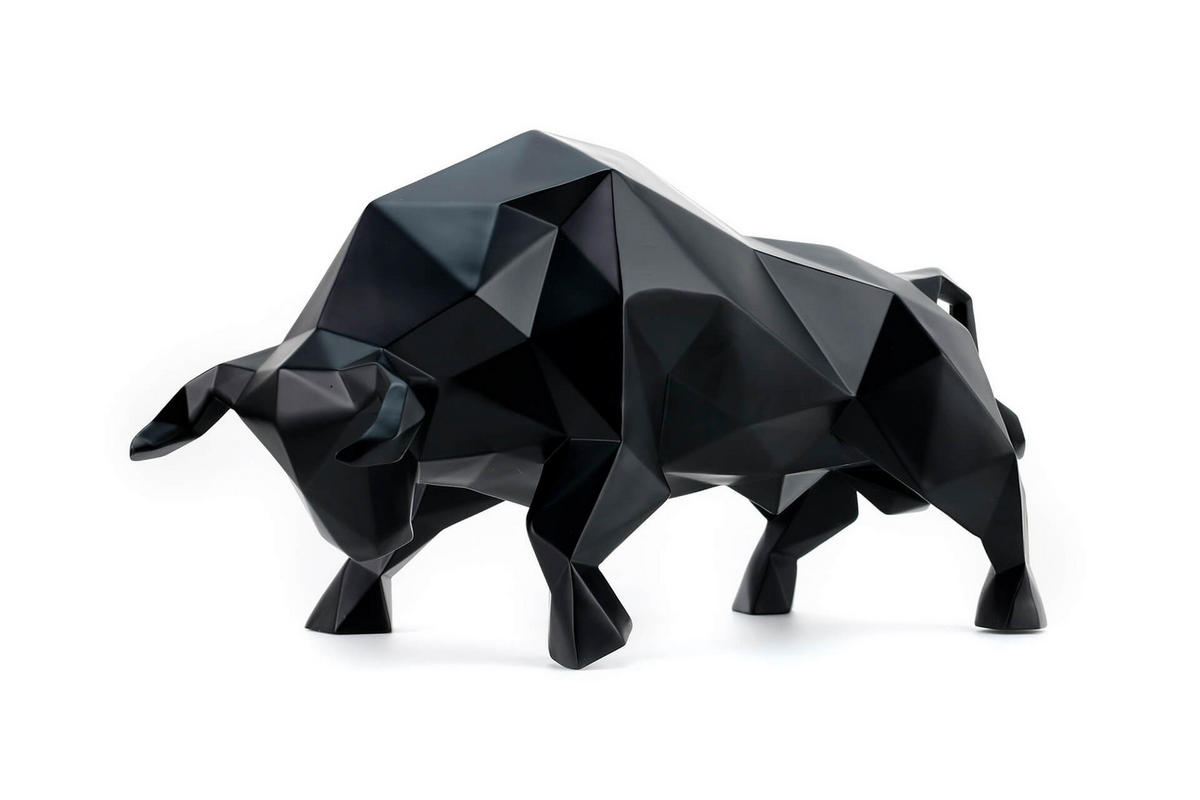 SKULPTUR Schwarz 51/26 cm - Schwarz, Stein (2.4/26/23cm) - KUNSTLOFT