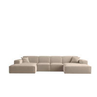 WOHNLANDSCHAFT Celes Premium Xs Opera - Sandfarben, Holzwerkstoff/Textil (342/73/165cm) - Fun Möbel
