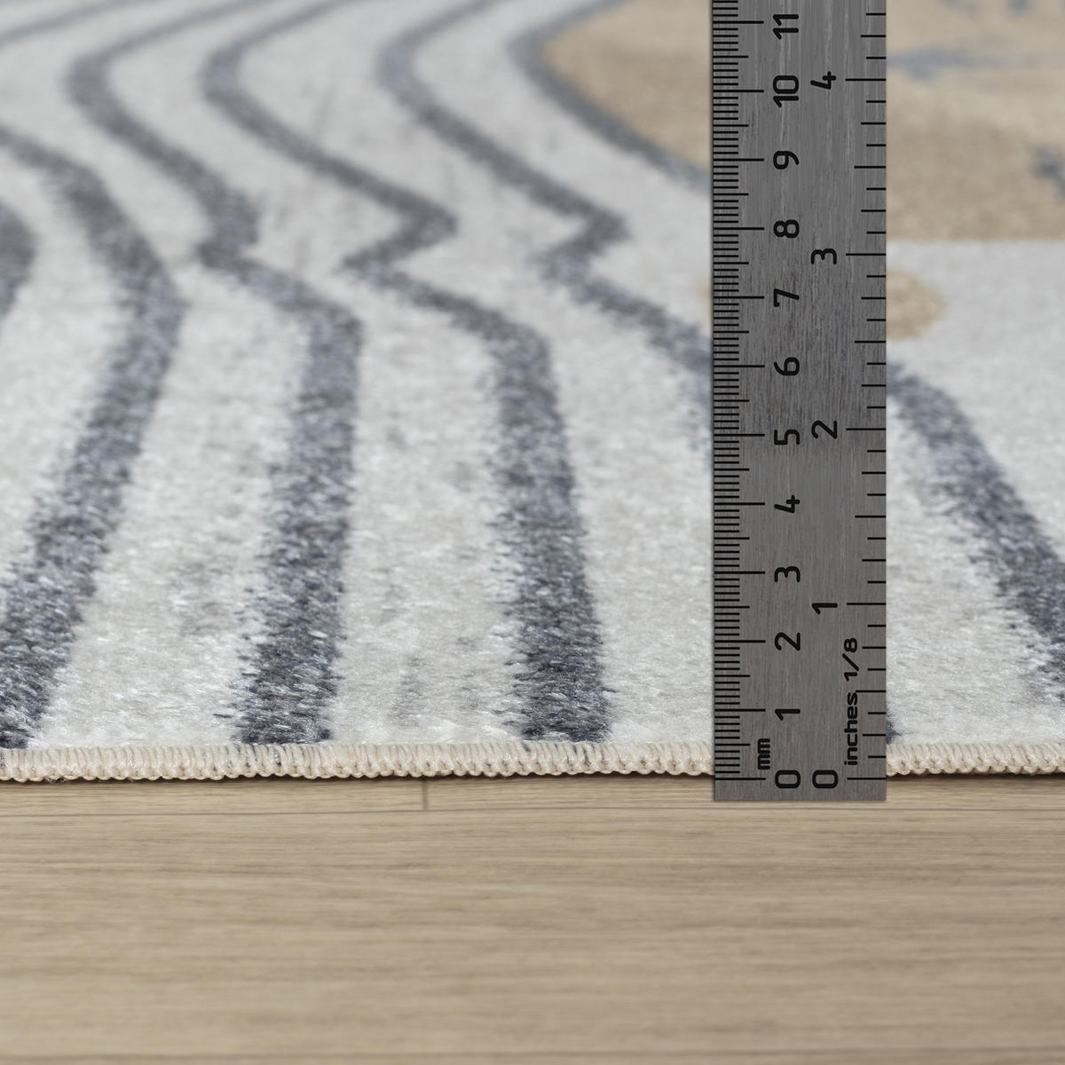 KINDERTEPPICH Maschinenwaschbar 120x170 cm Beige - Beige, Naturmaterialien/Textil (120/170cm) - LIVABLISS
