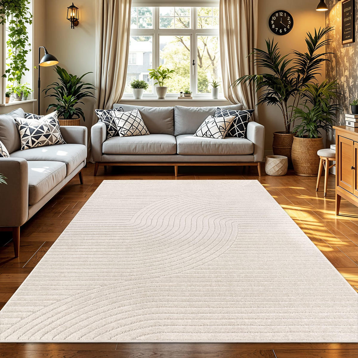 OUTDOORTEPPICH Ethno Creme 120 x 170 cm - Creme, Kunststoff (120/170cm) - TT Home