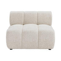 SESSEL mit gerader Rückenlehne - 1 Person - stoff - beige Facivil - Beige, Kunststoff/Textil (94/70/94cm) - Vente-Unique