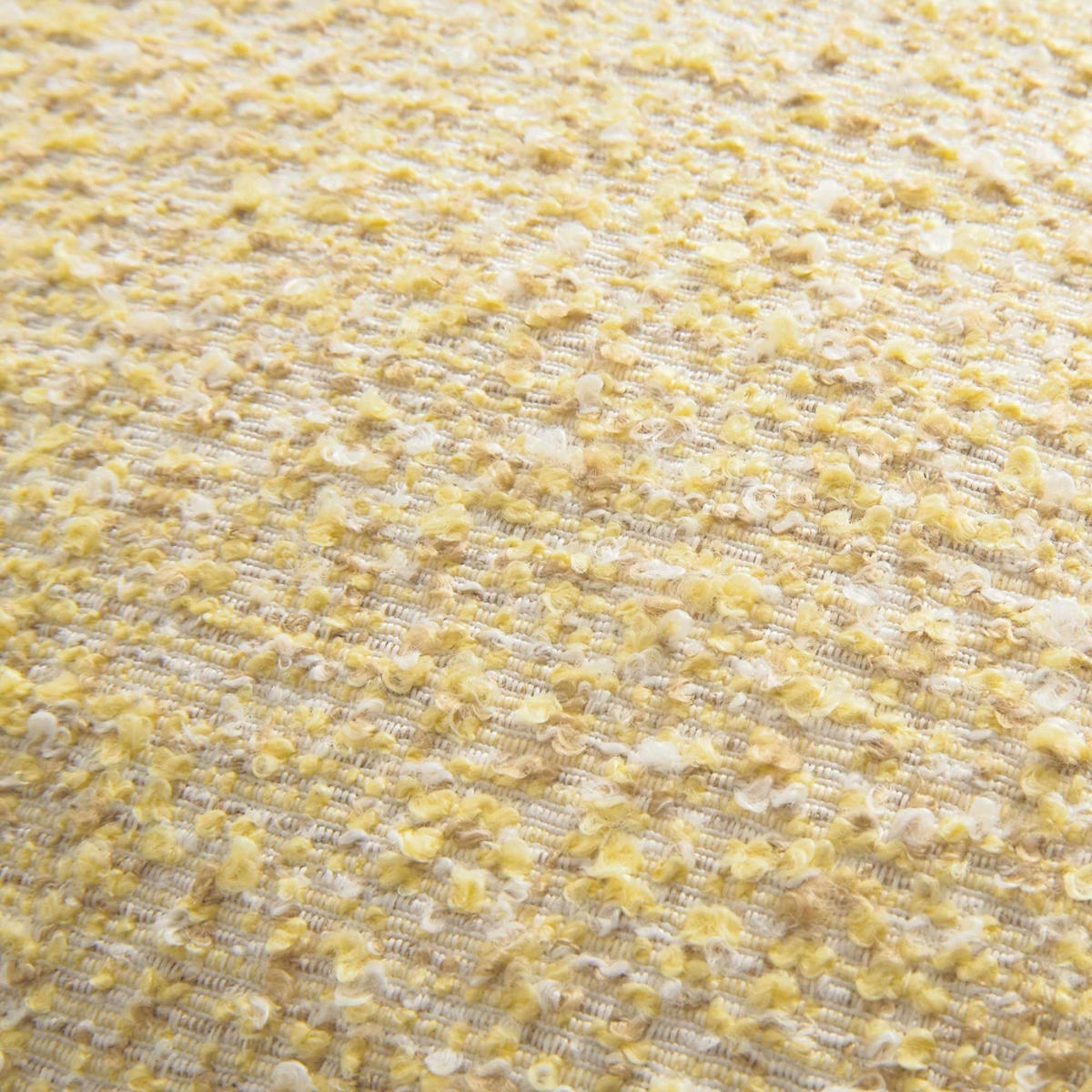 ZIERKISSENHÜLLE BOUCLÉ - Gelb, Textil (45/45cm) - Tom Tailor