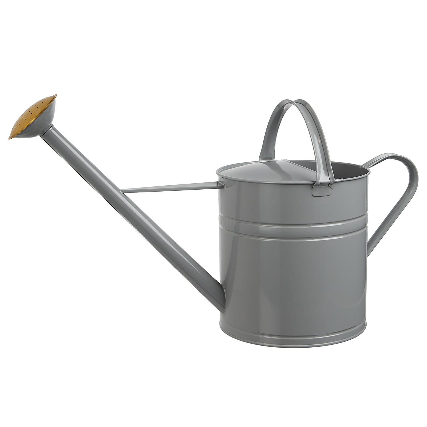 GIESSKANNE Zinc 8L - Grau, Metall (23/35/65cm) - Butlers