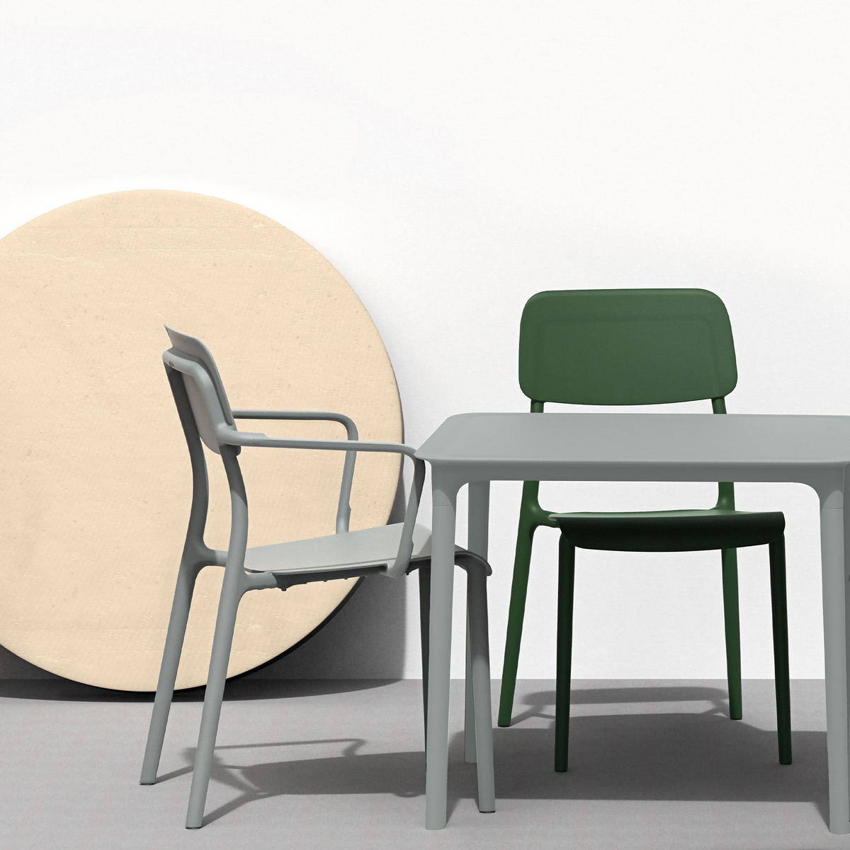 GARTENMÖBEL-SET GALIO, 8-tlg - Grau, Kunststoff - KONSIMO®