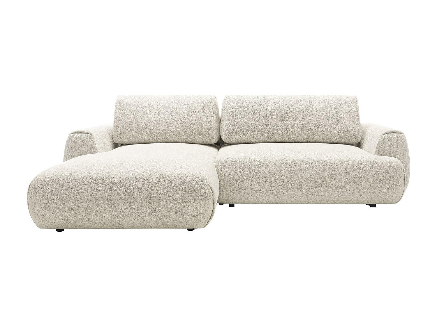 SCHLAFSOFA - 4 Personen - Stoff - Beige - - Beige, Textil (270/81/167cm) - Vente-Unique