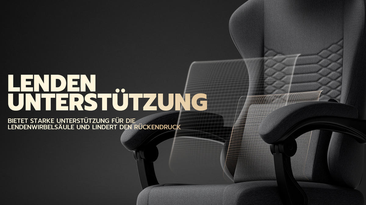 GAMINGSTUHL Schwarz 58,5/63/120,5 cm - Schwarz, Metall (58.5/120.5/63cm) - PANGIVO