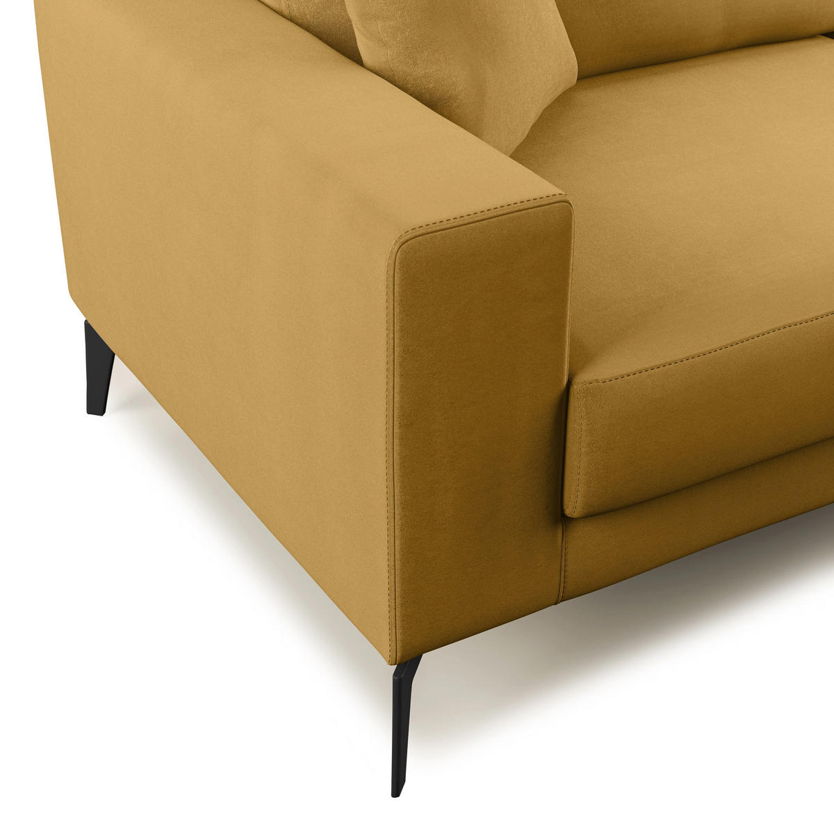 LINEARSOFA Prestige - Gelb, Textil (146/95/91cm) - Divani.store