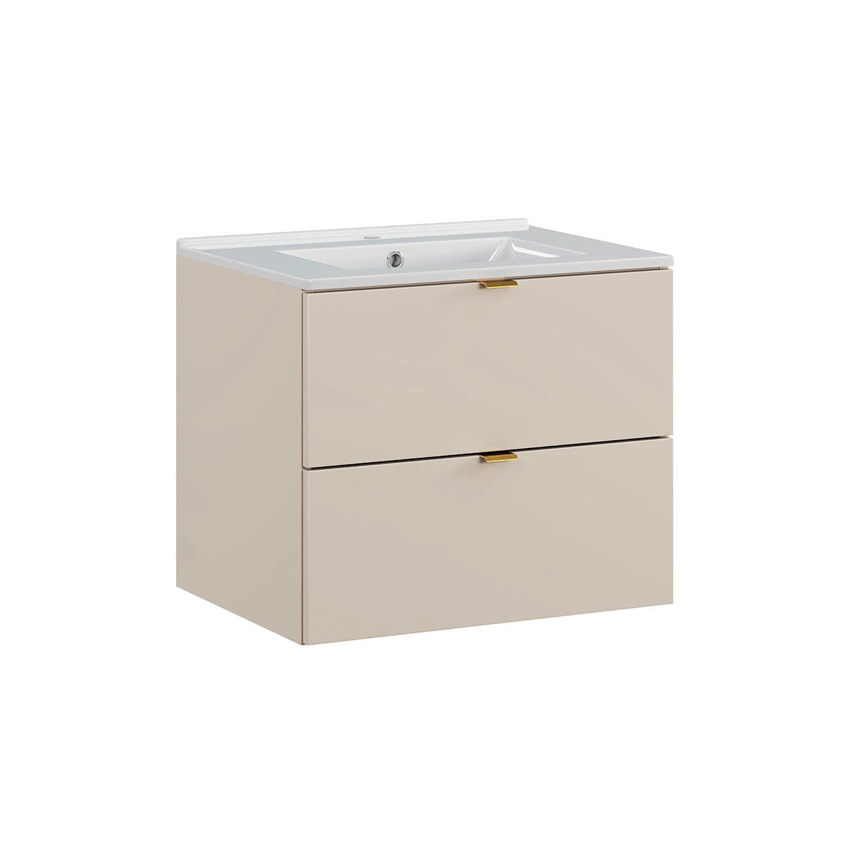 WASCHTISCH 60cm Azel Kaschmir - Beige, Holzwerkstoff (60/50/46cm) - Petits-meubles