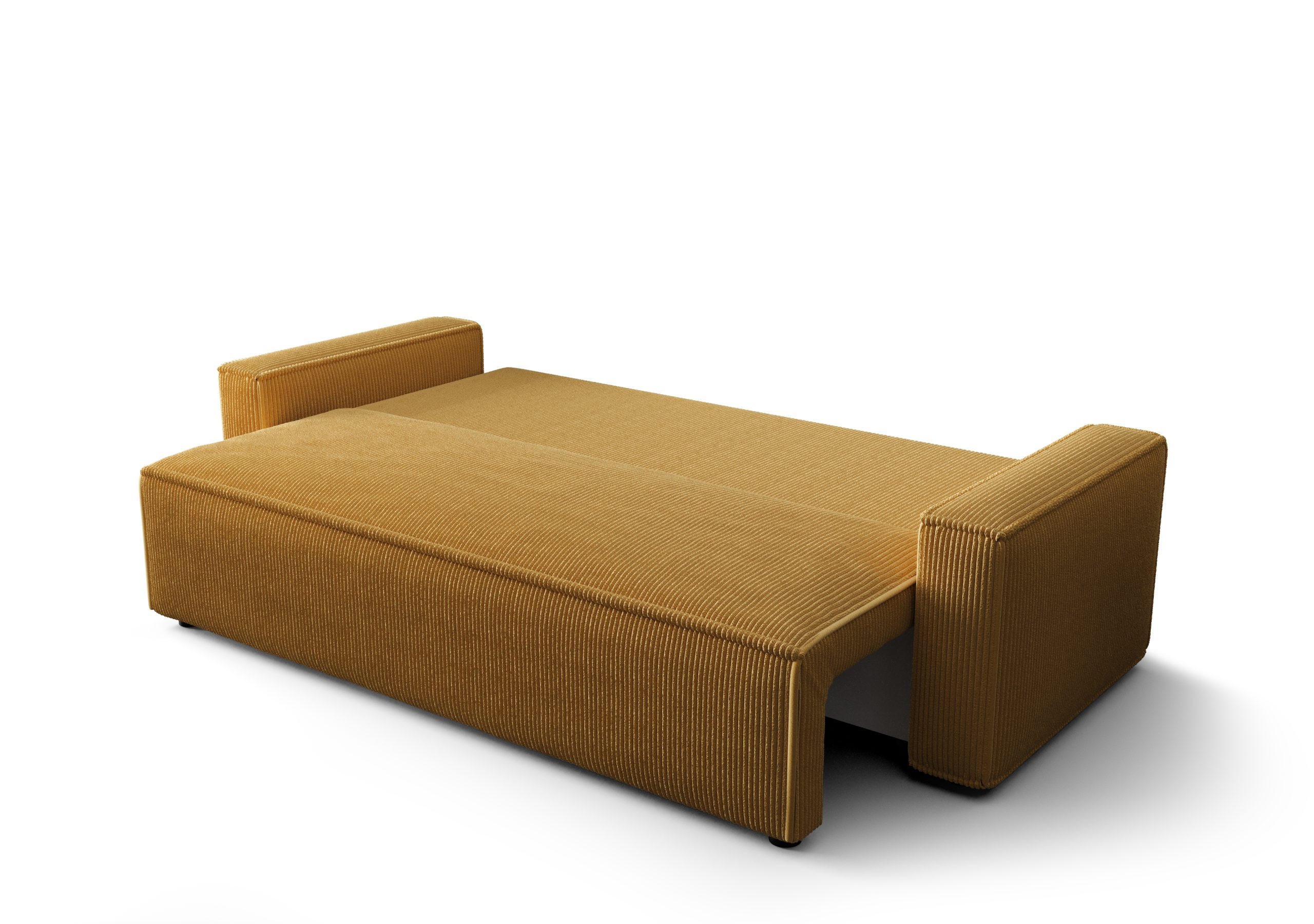 SCHLAFSOFA mit Bettkasten Eldon Braun - Braun, Textil (230/89/85cm) - Fedve