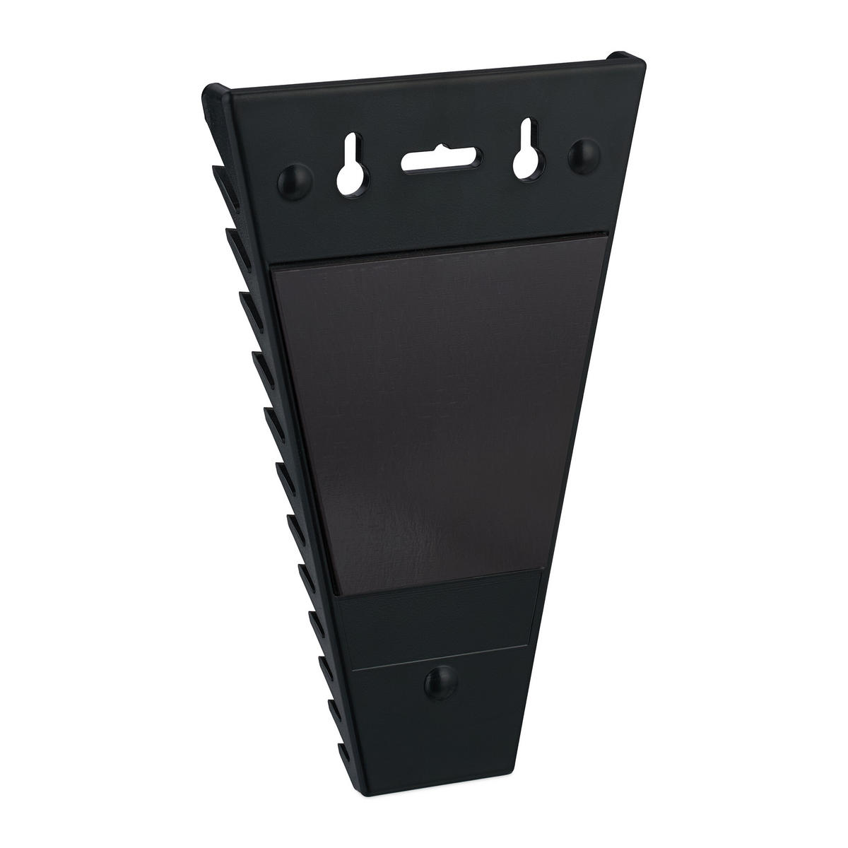 2XMAULSCHLÜSSELHALTER - Schwarz, Kunststoff (2.5/16/25cm) - Relaxdays