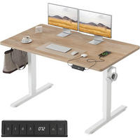 STEH-SITZ Tisch Eiche 120 x 60 cm - Braun, Holzwerkstoff (60/120/72cm)
