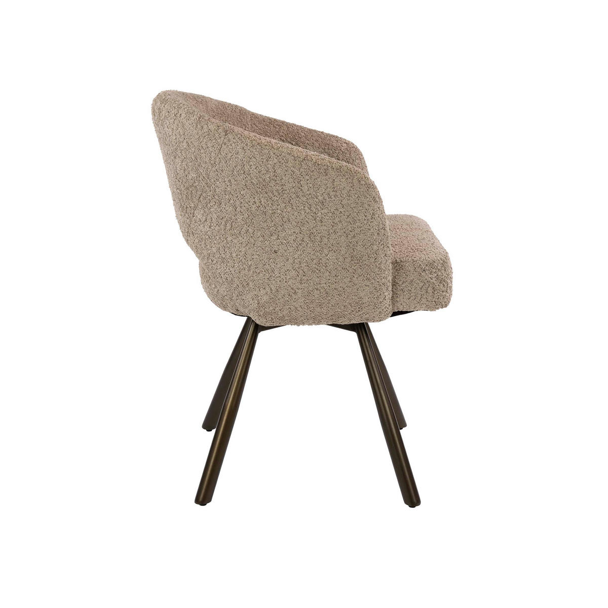 ESSZIMMERSTÜHLE Cross Beige 56/58/81 cm - 2er-Set - Beige, Textil (58/81/56cm) - Hoyz Collection