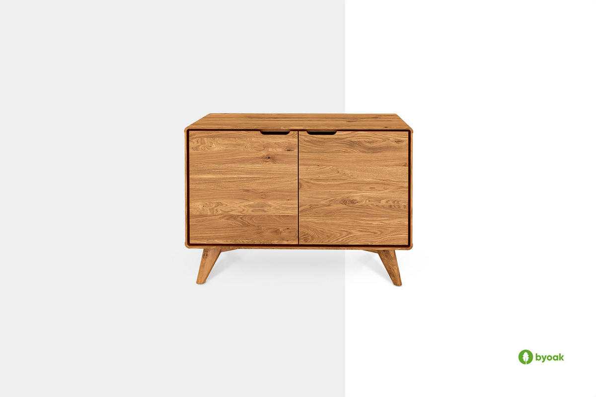 KOMMODE GREG Wildeiche - Wildeiche, Holz (90/63/40cm) - byoak