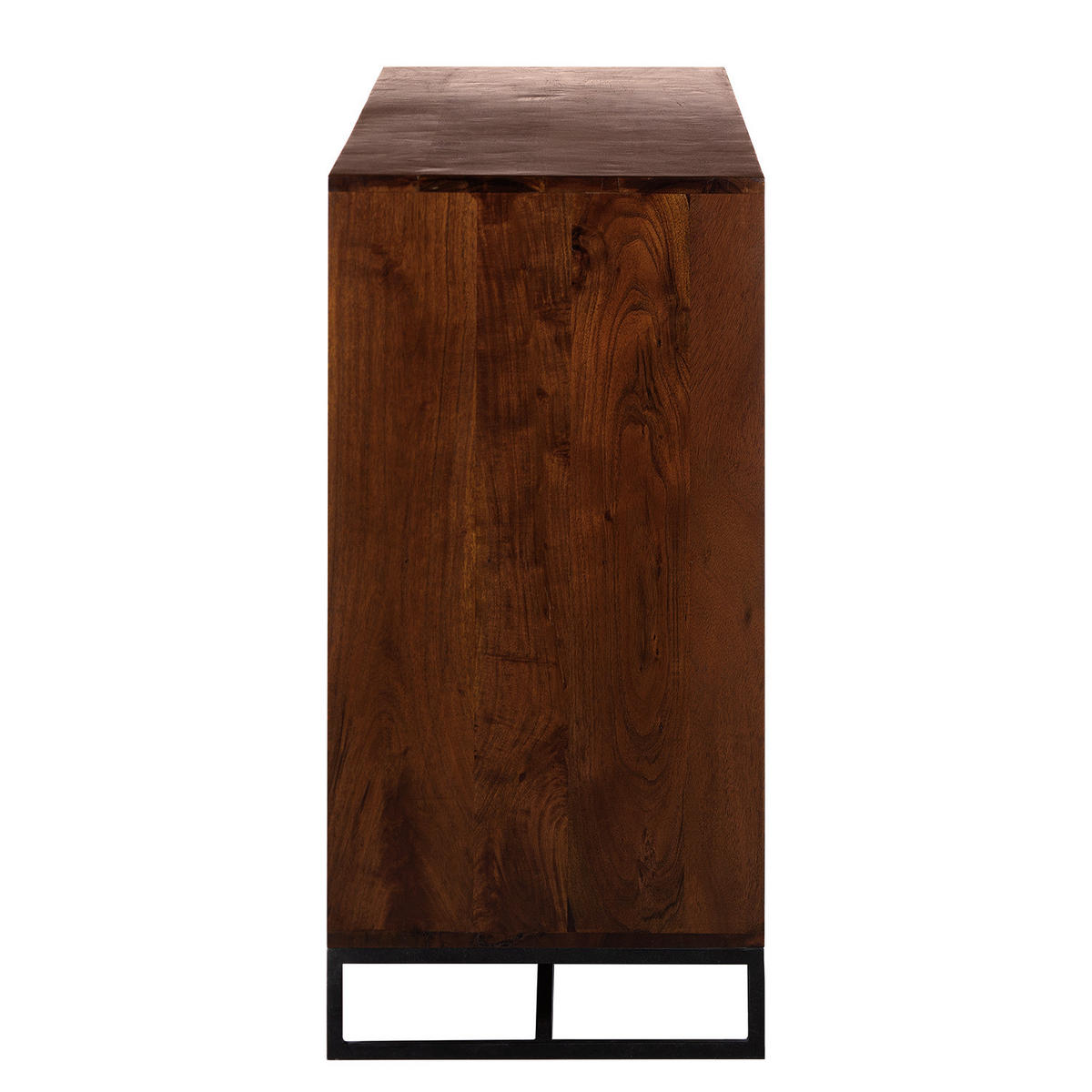 SIDEBOARD - Akazie massiv - Akaziefarben, Holz (145/80/40cm) - home24