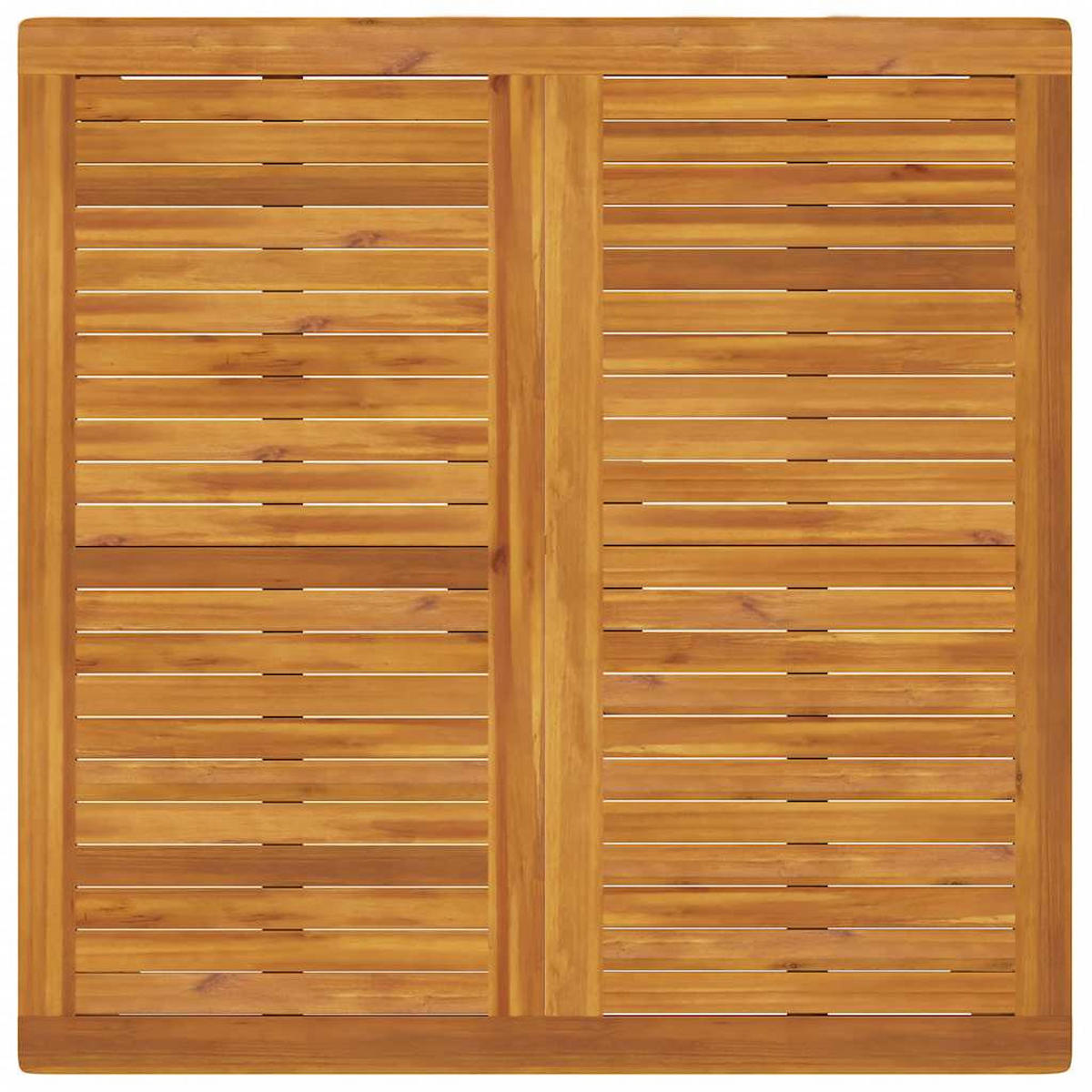 GARTEN-ESSTISCH 110/110/75 Cm Massivholz Akazie - Braun, Holz (110/110/75cm) - vidaXL