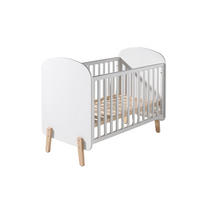 BABYBETT KIDDY Weiß 68x129x96 cm - Weiß, Holz - FURNLUX