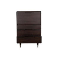 KOMMODE Elroy Hoch Walnussfarbe - Braun, Holz (80/120/45cm) - Dutchbone