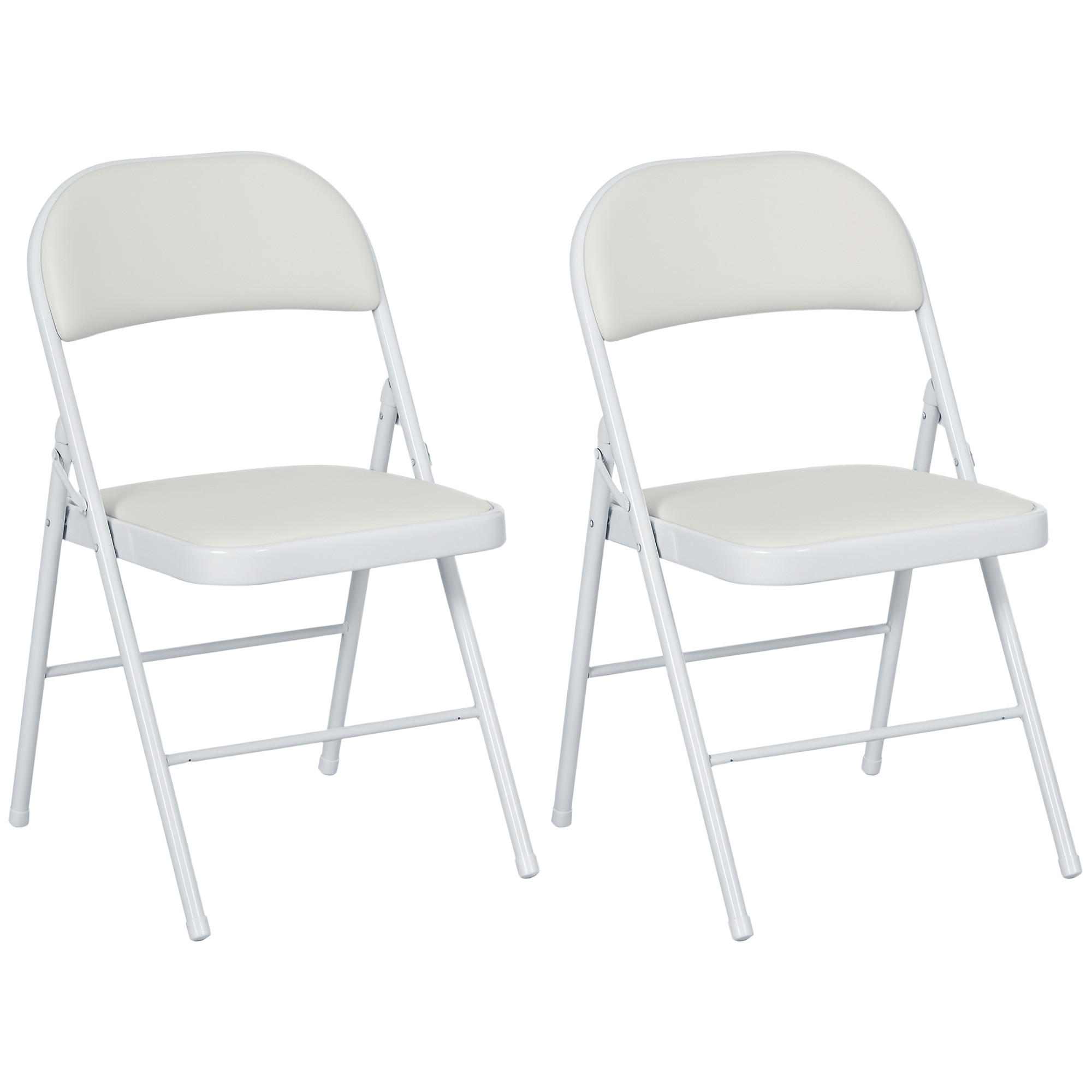 KLAPPSESSEL Weiß 2 Stück - Weiß, Naturmaterialien (45/78/46cm) - GiPP