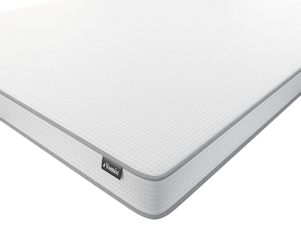 STANDARDMATRATZE - 1 Person - Stoff - Weiß - - Weiß, Textil (90/190cm) - Vente-Unique