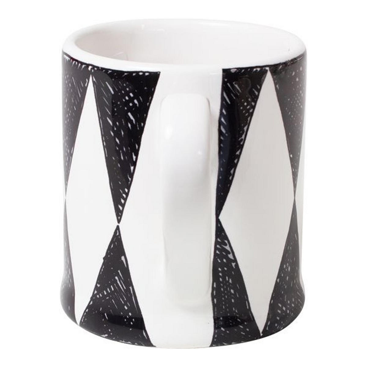 MINI-BECHER Diamant in Schwarz - 200 ml - Schwarz, Keramik (0.2L) - Blond Amsterdam