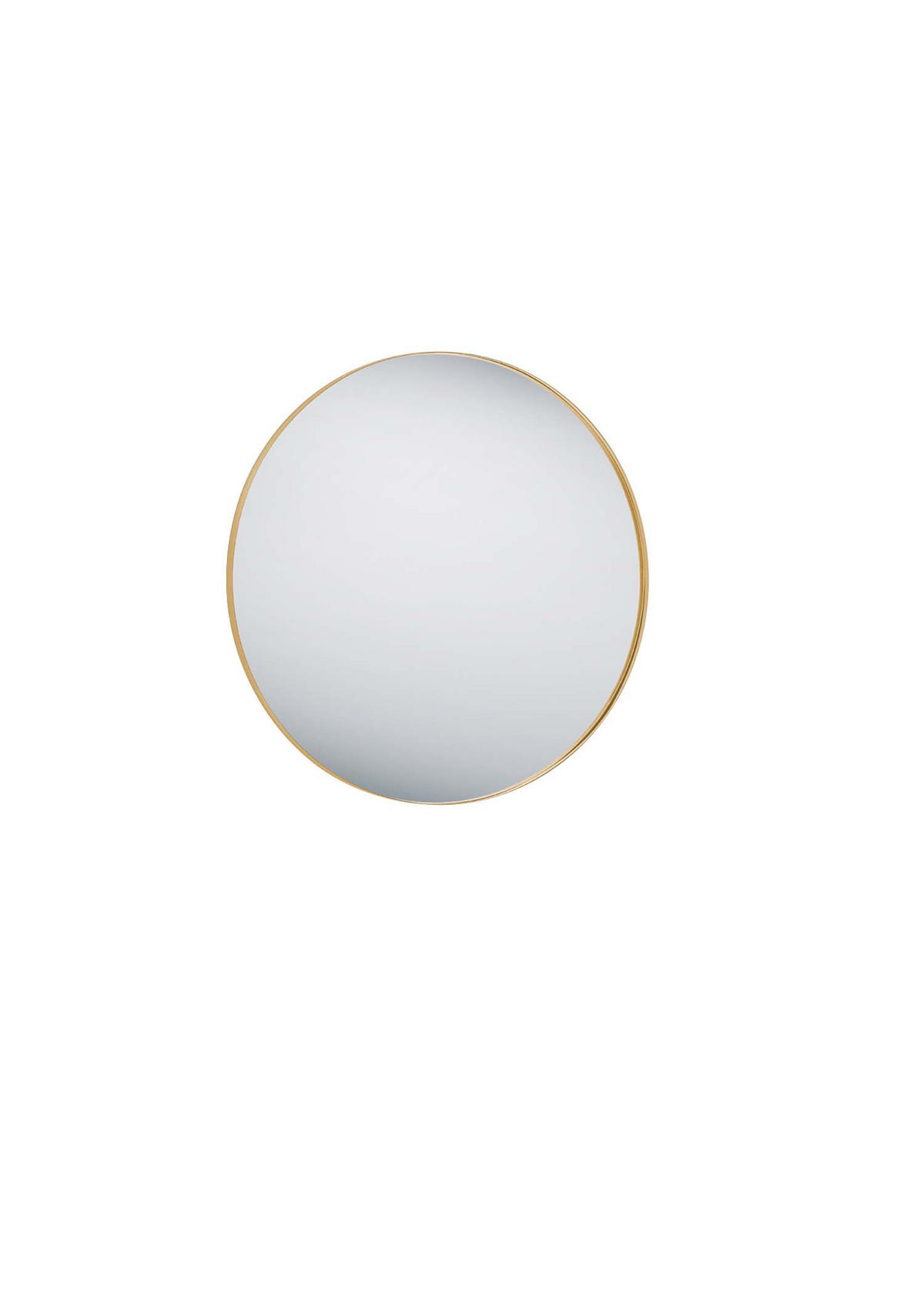 WANDSPIEGEL Britney Gold - Ø 80cm - Goldfarben, Metall (80/80/2cm) - Niermann