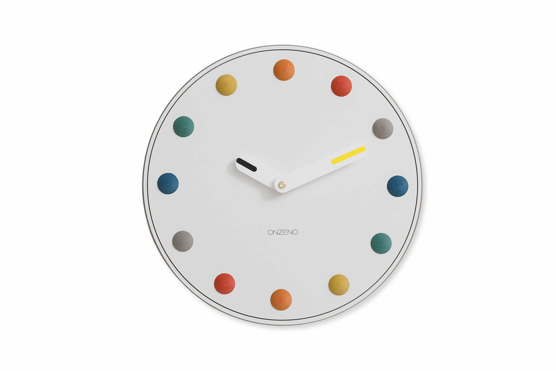Onzeno Wanduhr Weiß 1.88x42x3 cm