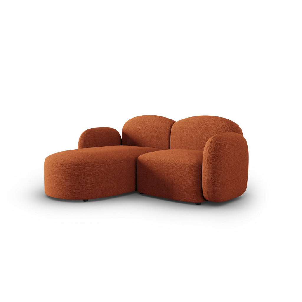 Thumbnail - Micadoni Ecksofa, Terra cotta, Textil, 3-Sitzer, L-Form, 194x155 cm, Hergestellt in Europa, Oeko-Tex®, Wohnzimmer, Sofas...