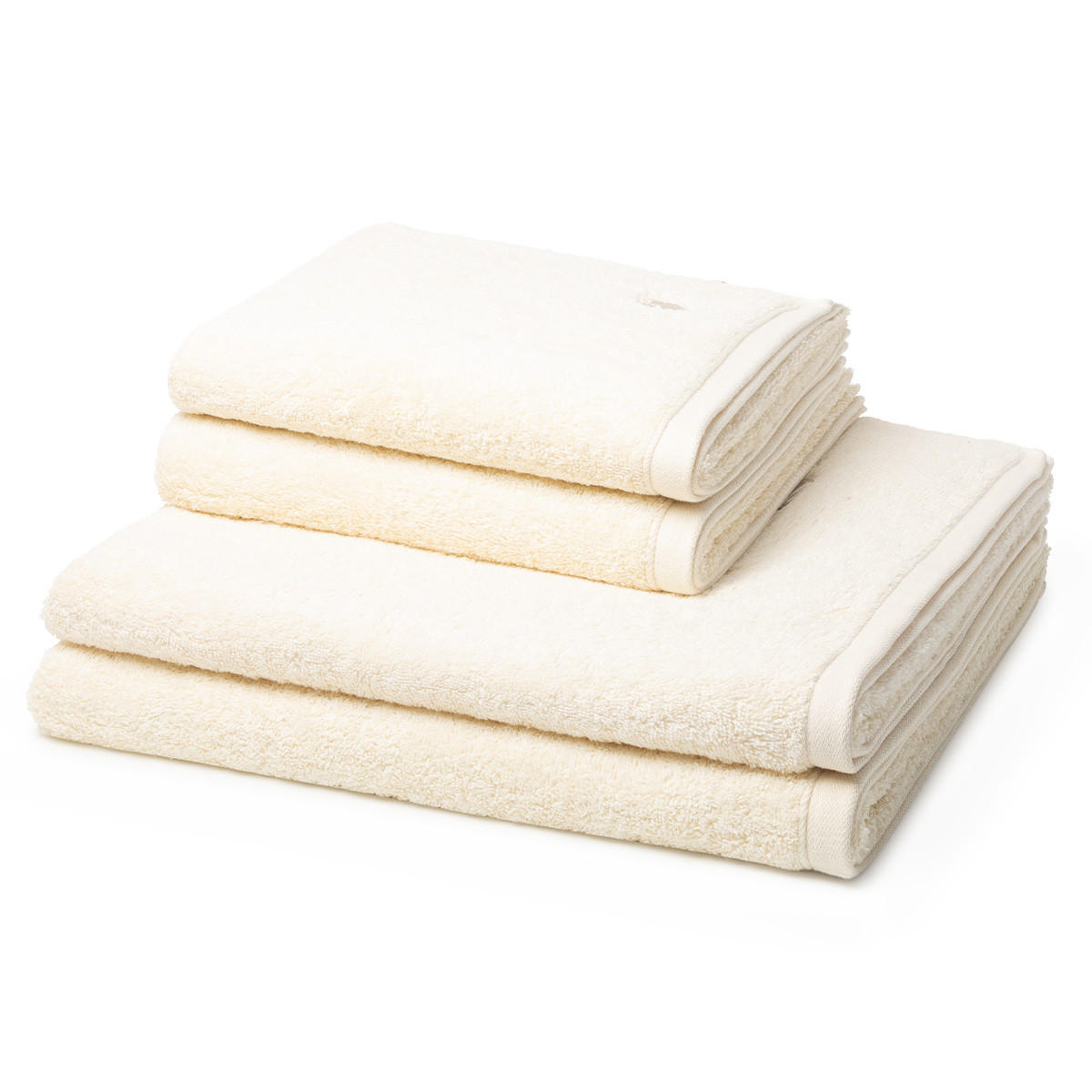 FROTTIERSET Vita 4-teilig - Naturfarben, Textil (50/100cm) - Ross