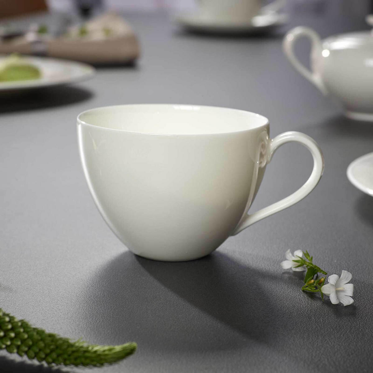 KAFFEETASSEN Anmut weiß 150 ml 6er Set - Weiß, Keramik (0.15L) - Villeroy & Boch