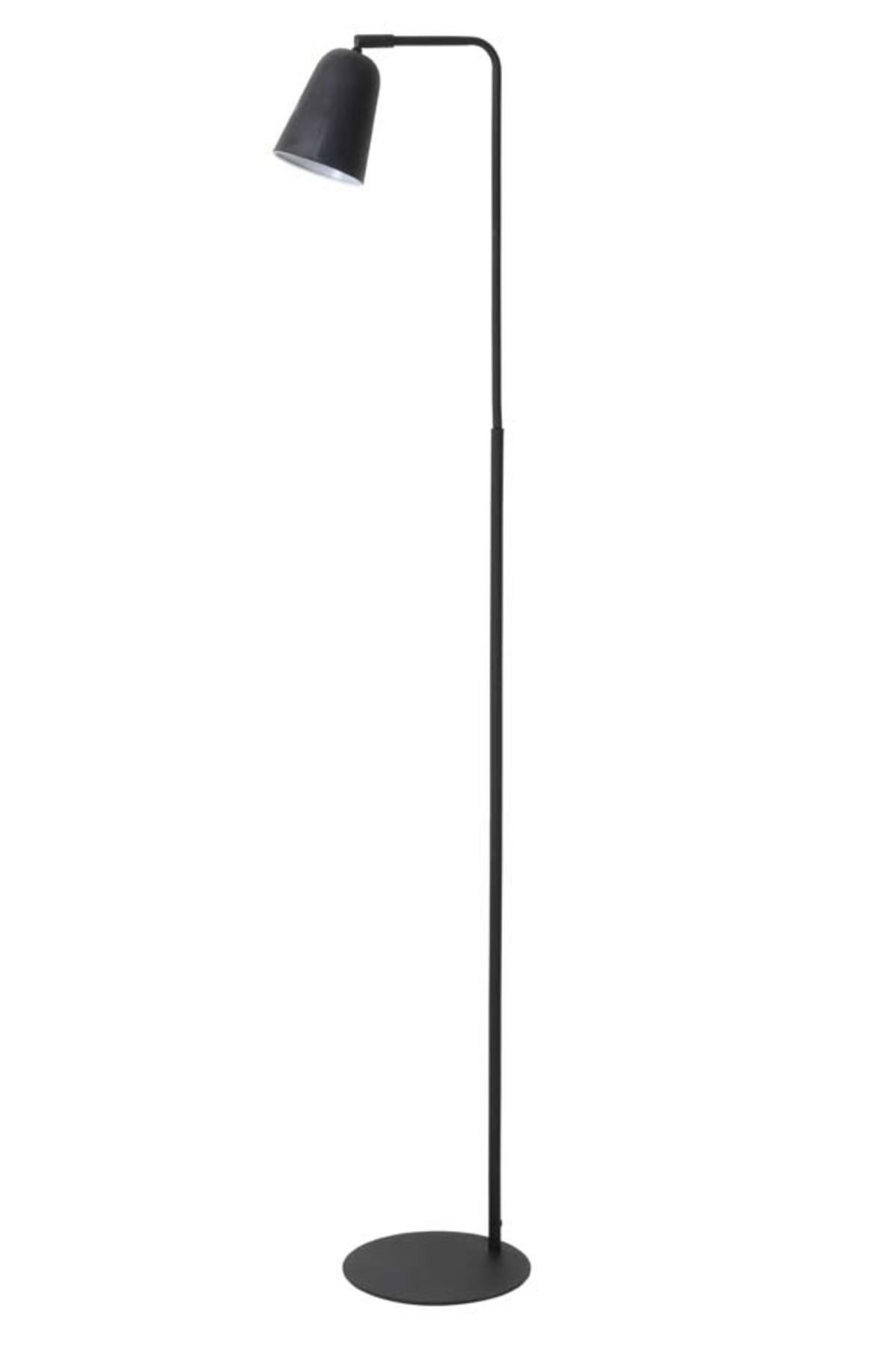 STEHLEUCHTE Salomo Schwarz Ø32,5/147 cm - Schwarz, Metall (25/25/148cm) - Light & Living
