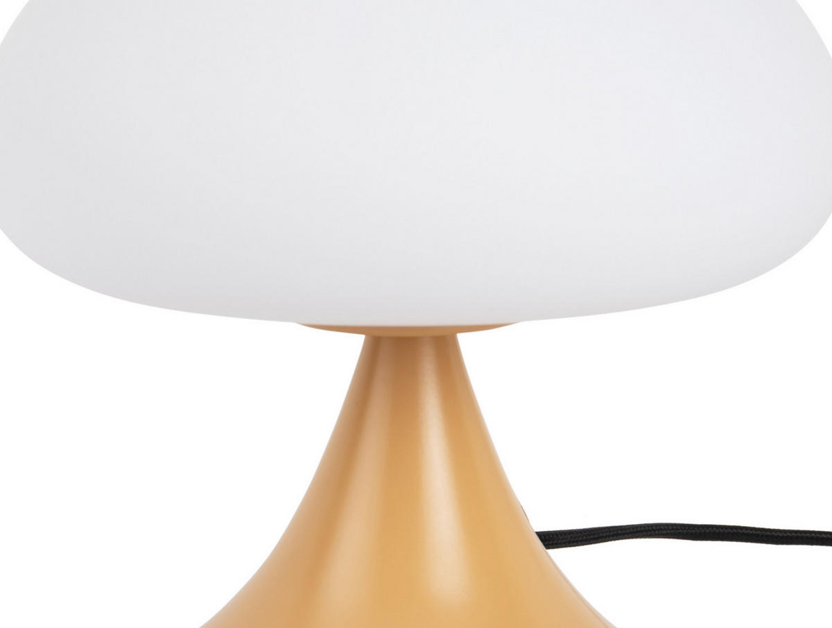 TISCHLAMPE Hongo 20/20/21 cm - Gelb, Glas (20/20/21cm) - Leitmotiv