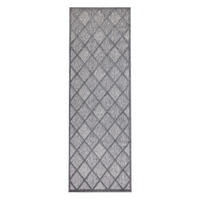 OUTDOOR-TEPPICH Santorini 457 Anthrazit 80x250 cm - Anthrazit, Textil (80/250cm) - carpet city