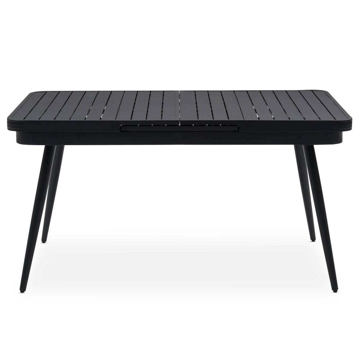 GARTENTISCH SUNNY - Schwarz, Metall (90/180/77cm) - IDIMEX