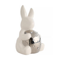 DEKOFIGUR Tulini - Silberfarben, Keramik (9/14.5/8.5cm) - home&you