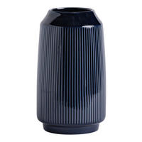 VASE Silken 26x14cm - Blau, Keramik (26cm) - home&you