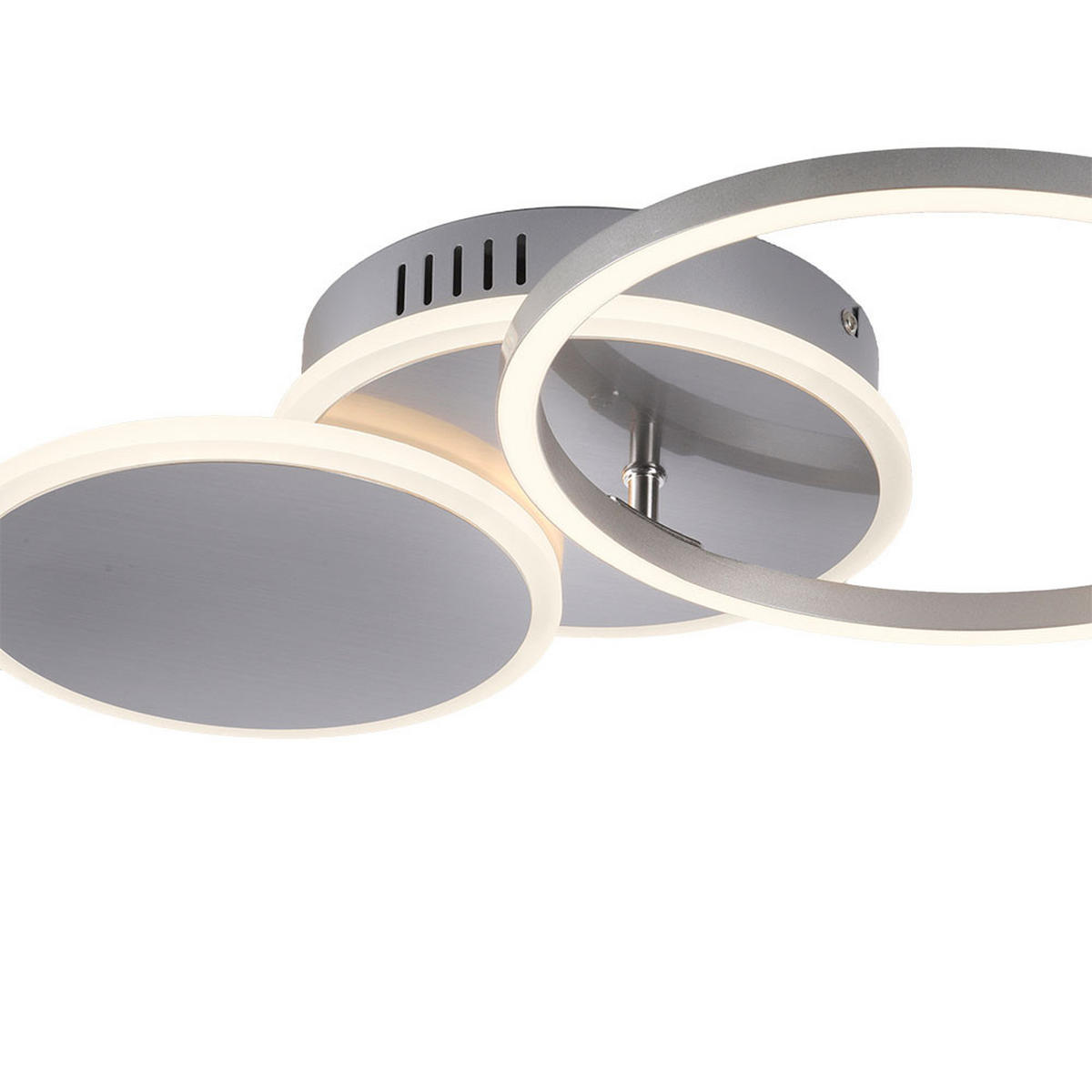 LED DECKENLEUCHTE SEVENT Silber - Silberfarben, Metall (50/33.4/8.2cm)