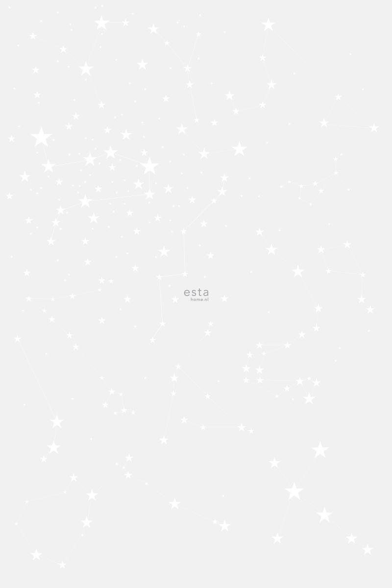 FOTOTAPETE Sternenhimmel 200 x 279 cm - Grau, Papier (200/279cm) - ESTAhome