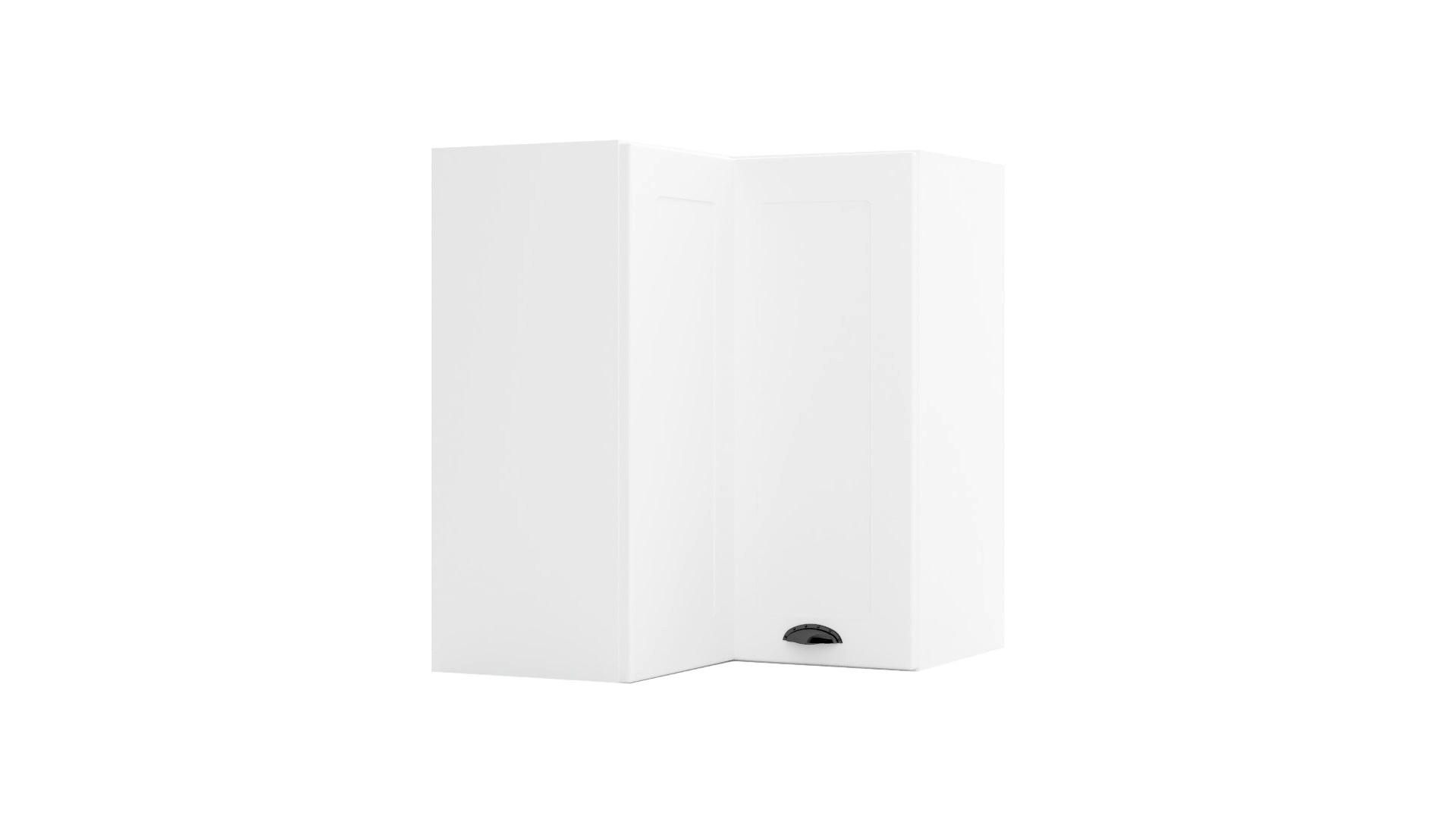 ECKHÄNGESCHRANK WRN P/L – Elvara – L-Form für den Innenwinkel – Weiß / Matt - Weiß, Holzwerkstoff (60/72/60cm) - ROYAL24_MARKT