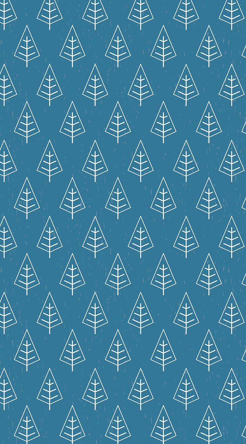 VERDUNKELUNGSROLLO 100x180 cm Bäume im Regen - Weiß, Textil (100/180cm) - TULUP