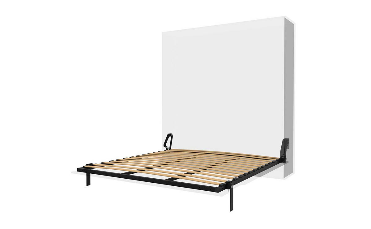 SCHRANKBETT Morphy Einbaubares 180x200 Vertikal - Weiß, Holz (180/200cm) - WallBedKing