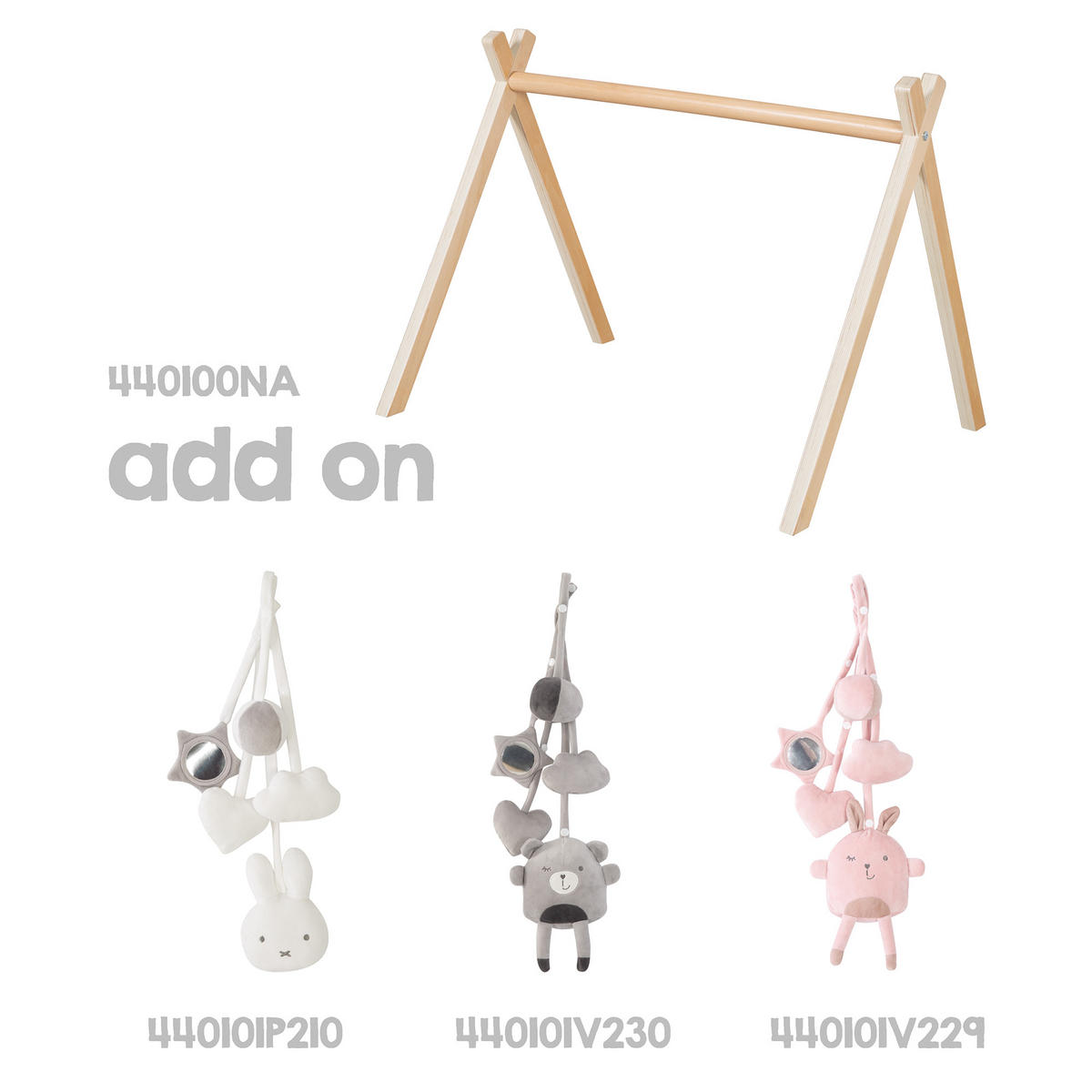 SPIELTRAPEZ Montessori - Naturfarben, Holz (70/52/50.5cm) - Roba