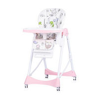 HOCHSTUHL Bambino rosa Fußstütze verstellbar klappbar - Rosa, Kunststoff (50/110/80cm) - Chipolino