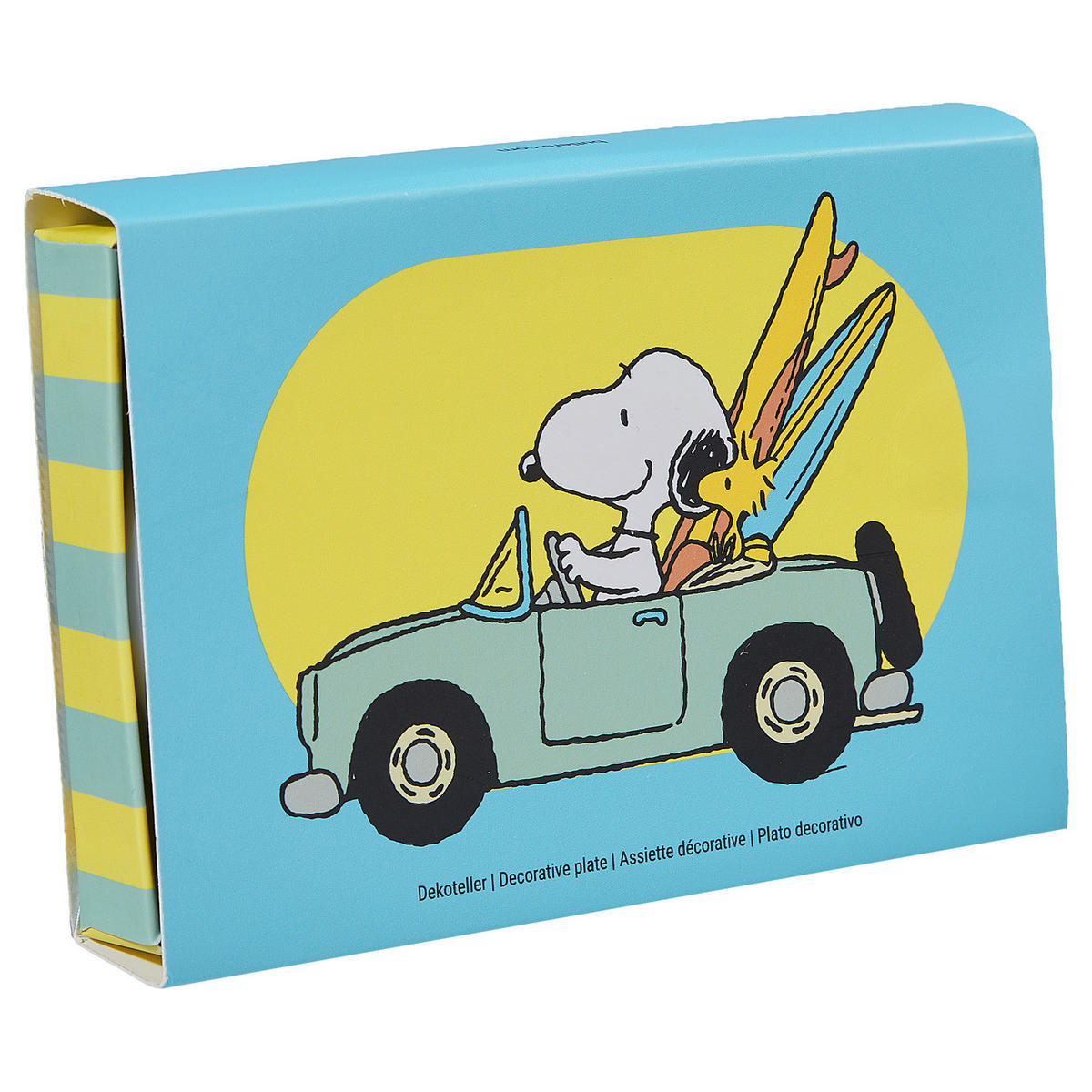 DEKOTELLER Peanuts Snoopy im Cabriot - Weiß, Keramik (2cm) - Butlers