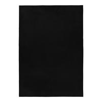 TEPPICH Schlafzimmer Unifarben Elegant Waschbar Esszimmer Schwarz 200x290 cm – NECKAR - Schwarz, Textil (200/290cm) - KADIMA DESIGN