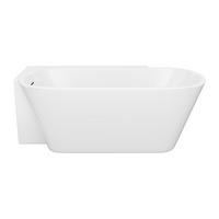 BADEWANNE (Standard) - 1 Person - Acryl - Weiß - - Weiß, Kunststoff (160/58/78cm) - Vente-Unique