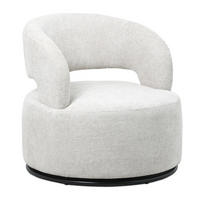 SESSEL drehbar aus Stoff, beige - Beige, Textil (79/77/79cm) - Giga Meubel
