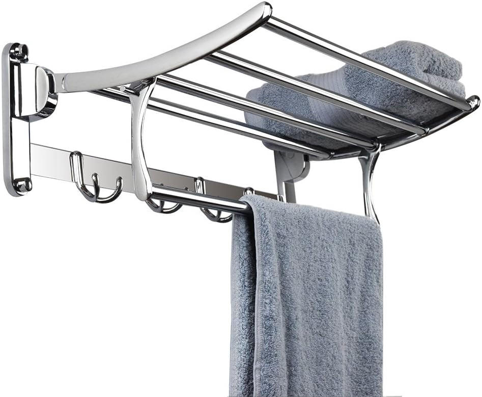 HANDTUCHSTANGE , 60 cm Handtuchhalter - Silberfarben, Metall (23/34/60cm) - BELZ