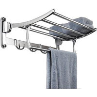 HANDTUCHSTANGE , 60 cm Handtuchhalter - Silberfarben, Metall (23/34/60cm) - BELZ