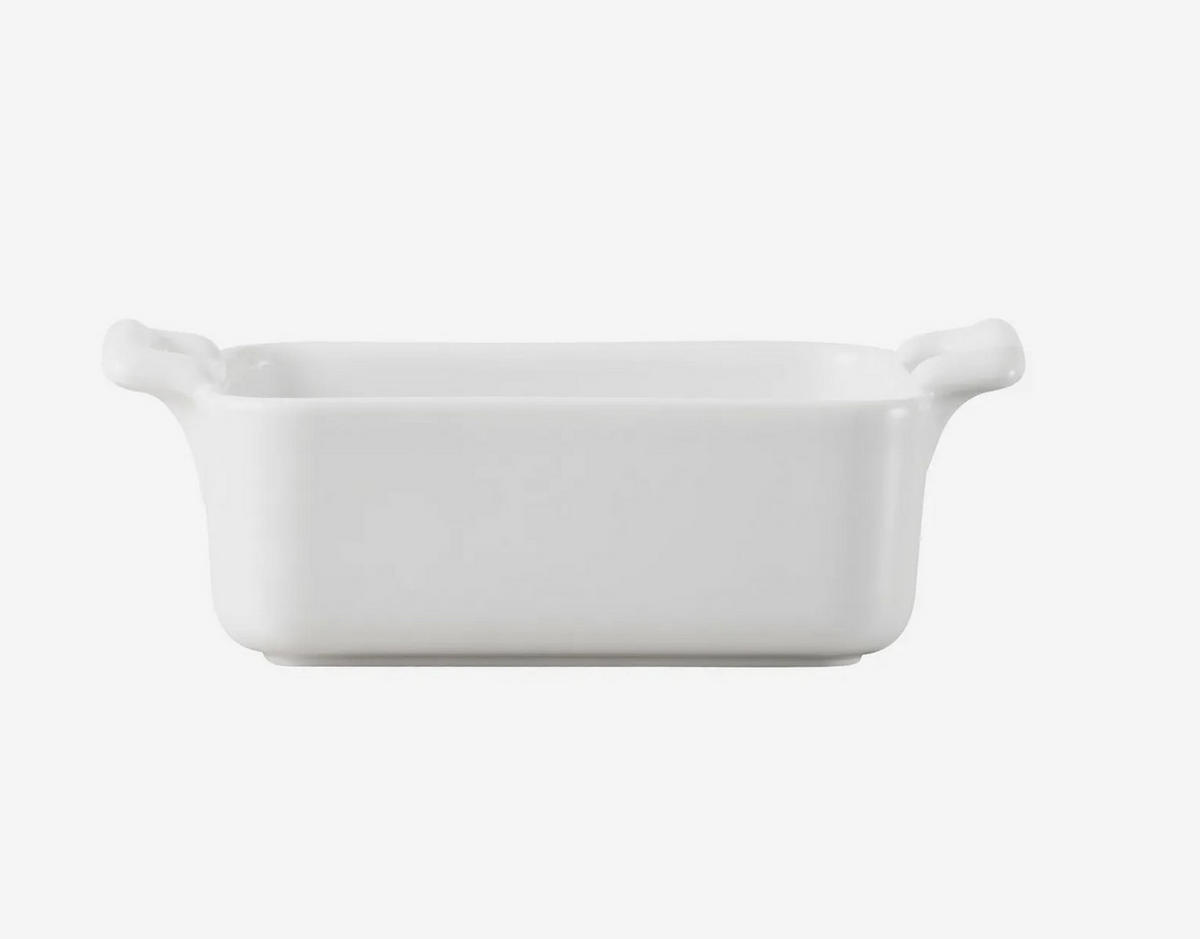 AUFLAUFFORM 45 cl RECHTECKIG Weiss - Weiß, Keramik (16/11/4.5cm) - Revol Porcelaine France